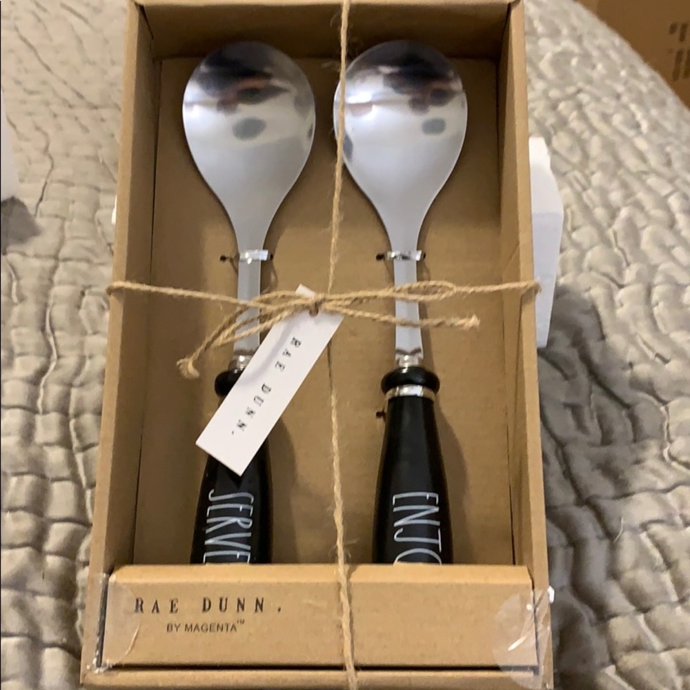 Rae Dunn serving spoons
